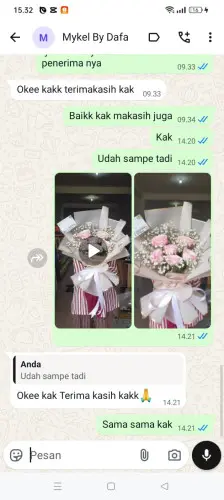 Testimonial Buket Bunga lampung