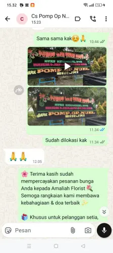 Testimonial Papan Bunga lampung