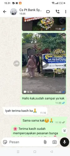 Testimonial Papan Bunga lampung